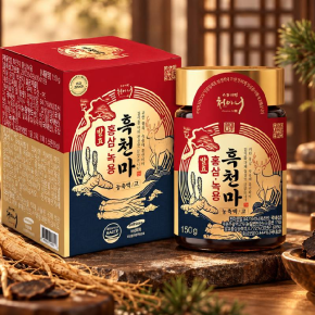 87,55% 흑천마 발효 홍삼 녹용 액상고 150g 천마니 진액 액기스