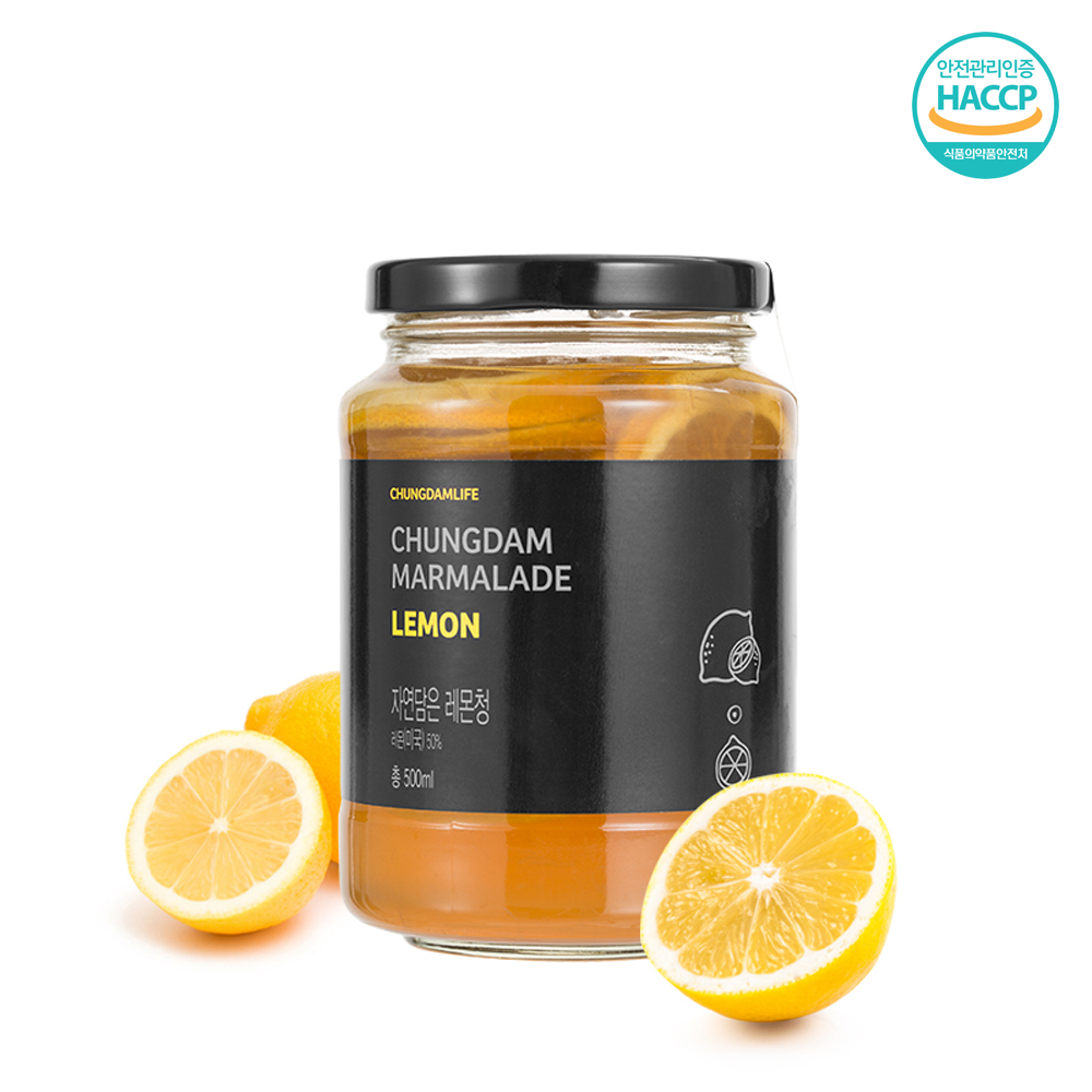 자연담은 레몬청 500g (소비기한 임박 상품)