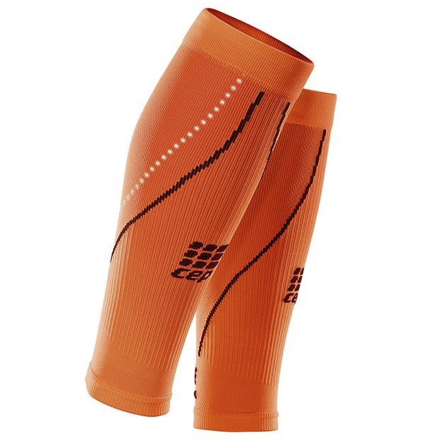 CEP NIGHT CALF SLEEVES M3 (ORANGE/BLACK)