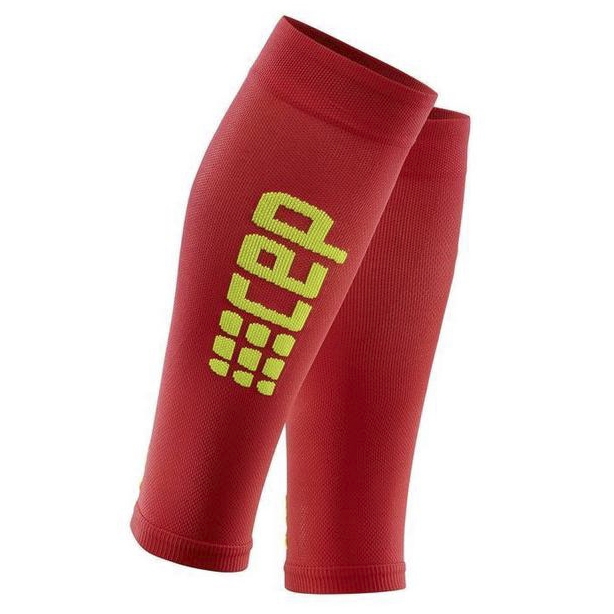 CEP ULTRALIGHT CALF SLEEVES (RED/GREEN)