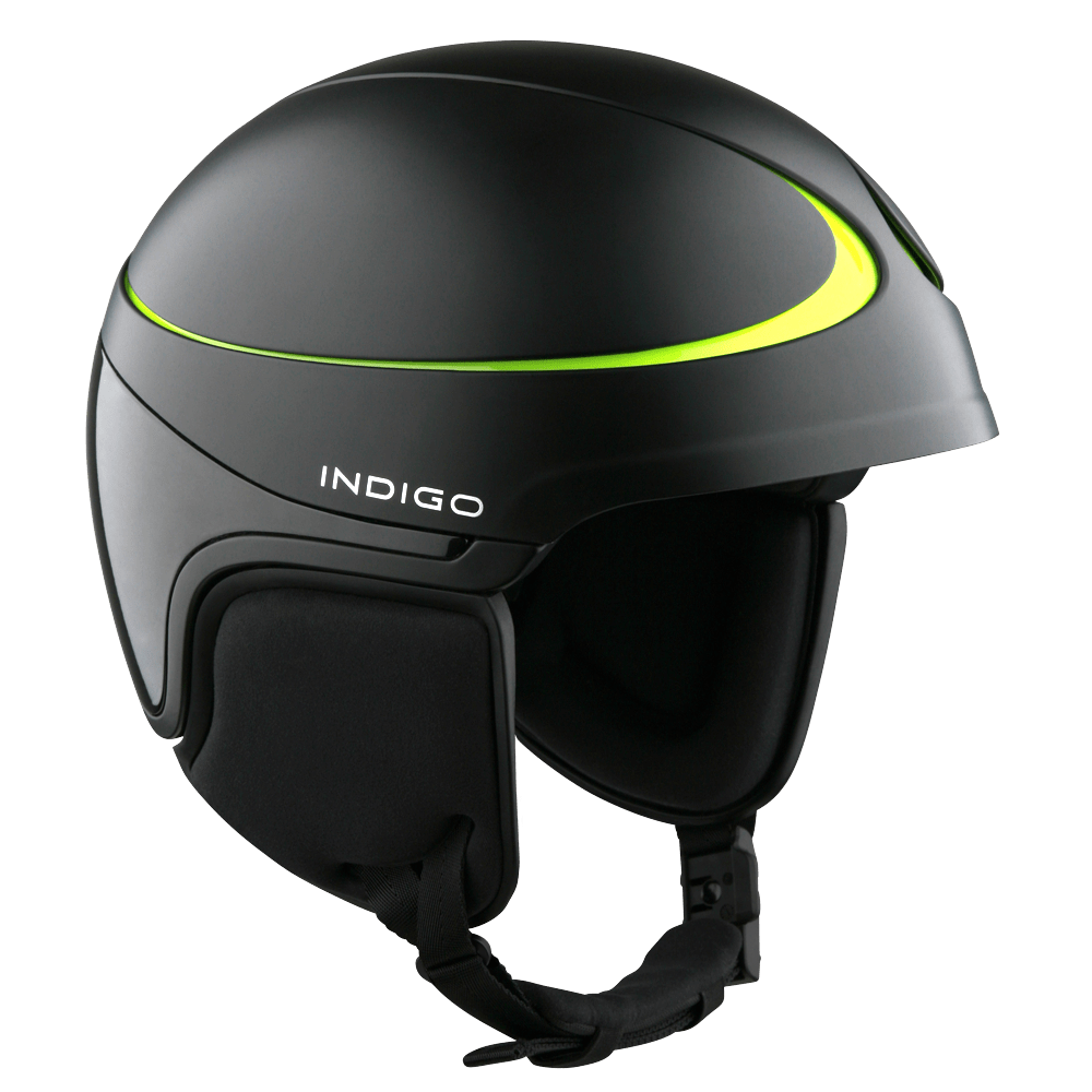 [인디고 | INDIGO] Indigo Ski-Helmet Signature Black Yellow 인디고 헬맷 시그니처 블랙 옐로우