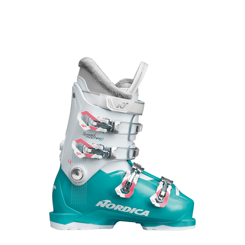 24/25 NORDICA SPEEDMACHINE J 4 GIRL LIGHT BLUE-WHITE-PINK