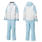 24/25 [JUICAㅣ주이카] Oku-Shell Jacket WTFB/White Fog Blue + Oku-Bib Pants FB/Fog Blue