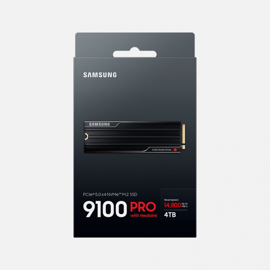 9100 PRO 히트싱크 NVMe M.2 SSD 4TB