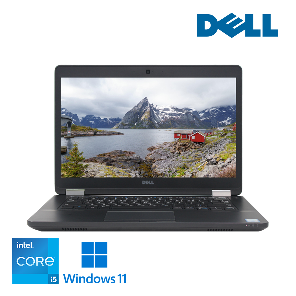 [2차입고] DELL 래티튜드 매트 블랙 코어 i5 휴대성좋은 14인치 노트북 IPS패널 180도힌지 탑재 사무용 인강용