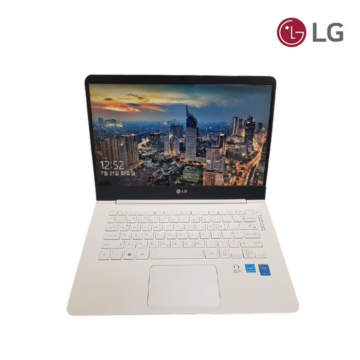 ※배터리새것※ 화이트 LG 그램 14인치 노트북  (램8기가, SSD256G 업그레이드!!!)