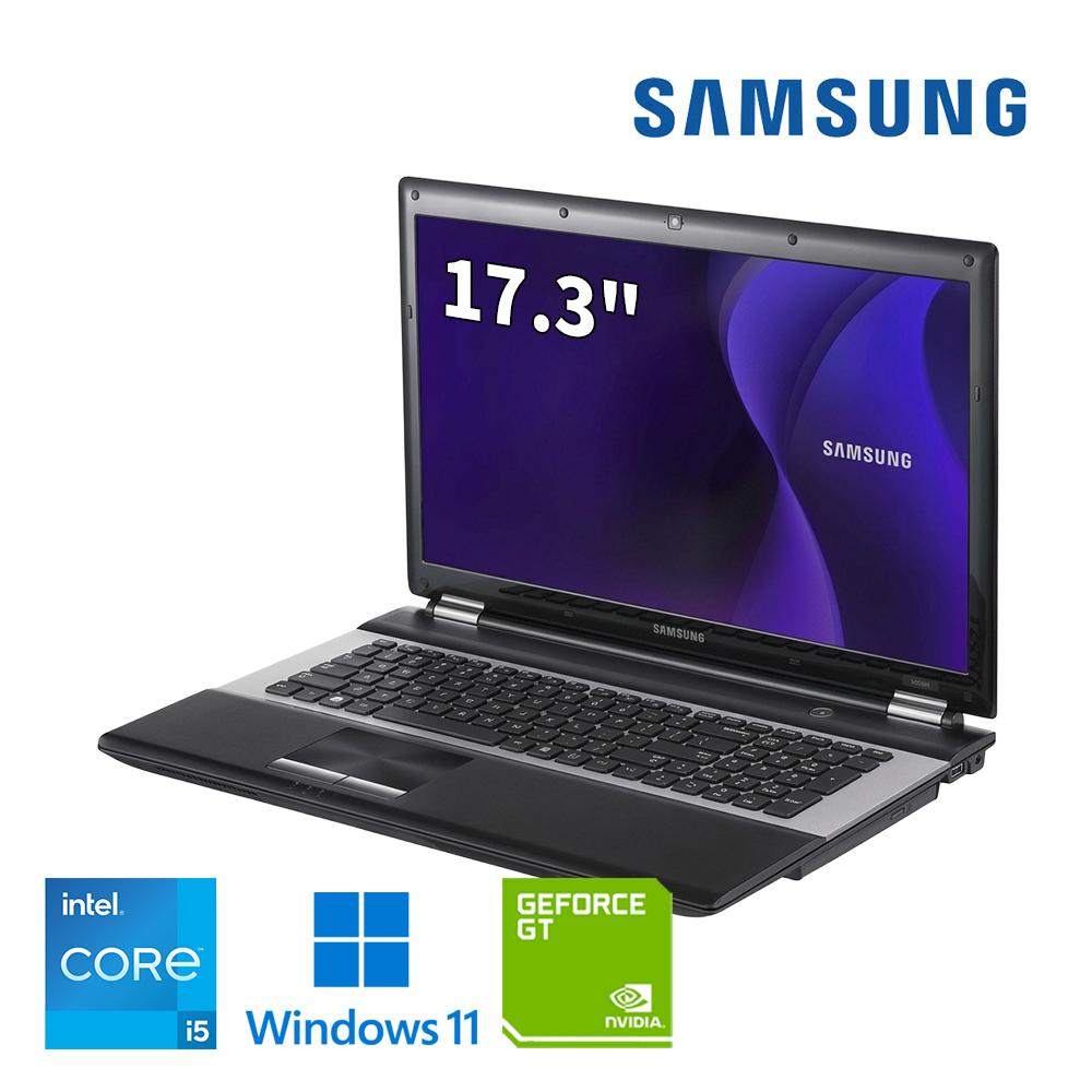 삼성전자 센스 블랙색상 17.3인치 대화면 노트북 지포스 GT540M 탑재 사무용 인강용 추천 SSD 업그레이드완료 윈도우11