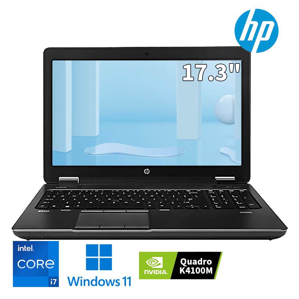 HP ZBook G2 워크스테이션 17.3인치 그래픽전문가용 노트북추천 쿼드로 그래픽 탑재 SSD, HDD 저장용량 업그레이드완료 윈도우11