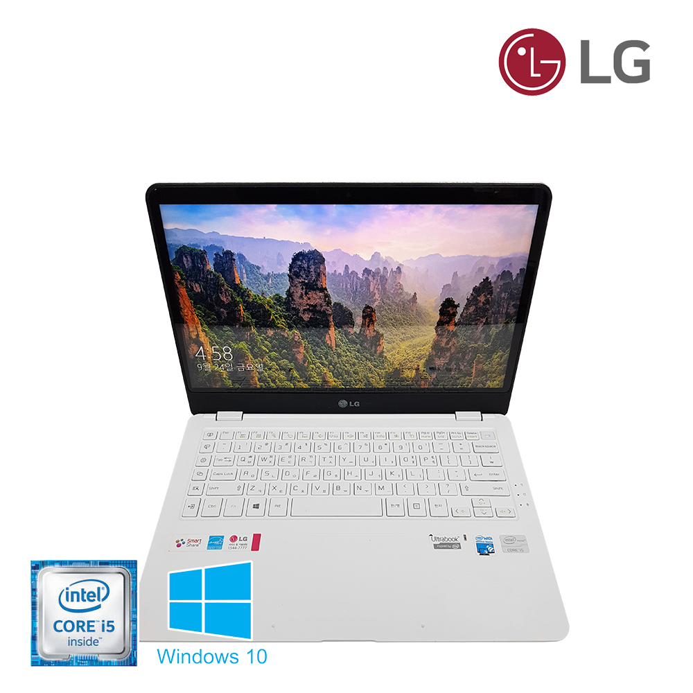 LG i5 휴대성 좋은 가볍고 슬림한 SSD 화이트 노트북 (Full HD, IPS 패널 탑재!!)