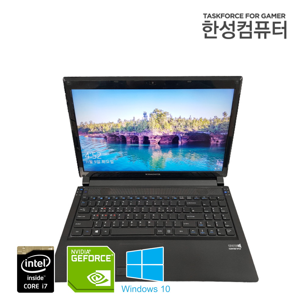 한성 보스몬스터 15.6인치 i7 QM 지포스 GTX 670MX 외장 그래픽 게이밍 SSD 노트북 (논글래어 패널, 총 용량 1120G!!)