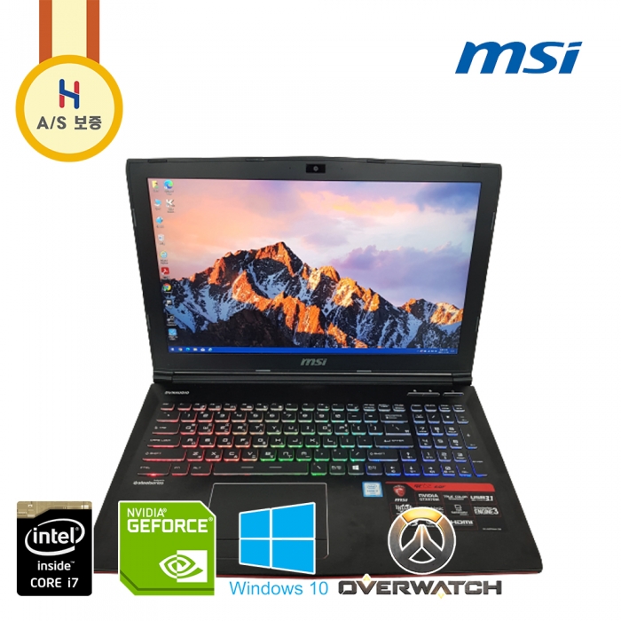 i7 스카이레이크 MSI 15.6인치 지포스 GTX 970M SSD 장착 게이밍 노트북 (4K 해상도 지원, 광시야각 디스플레이!!)