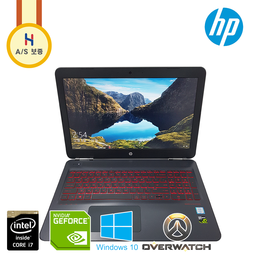 HP OMEN GTX 960 i7 고성능 15.6인치 노트북 (기본 램 16G 업그레이드, 총 용량 1256G!!)