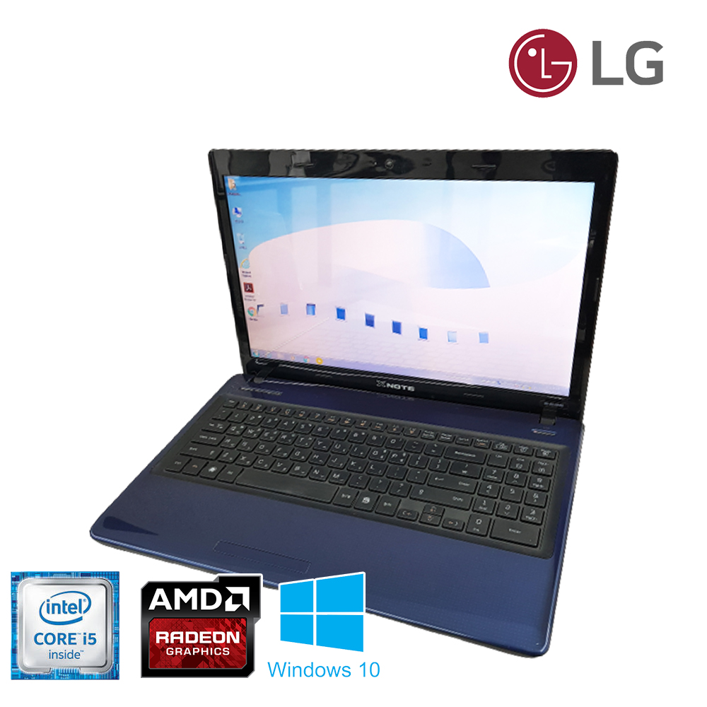 LG 15.6인치 i5 프리미엄 라데온 그래픽 SSD 사무용 인강용 블루 컬러 노트북 (테스트영상포함)