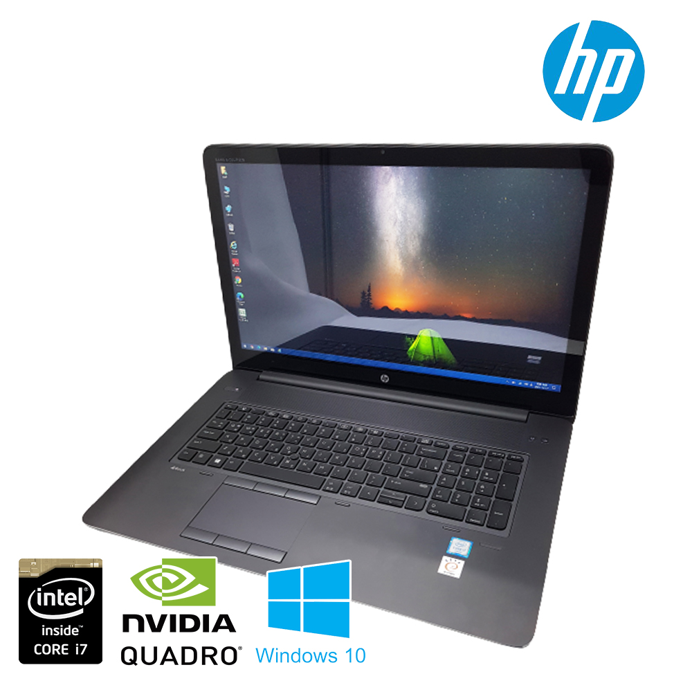 HP 17인치 대화면 i7 전문가용 ZBook 워크스테이션 Quadro 그래픽 노트북 (기본 램 24G, NVme SSD 256G+1T 장착!!)