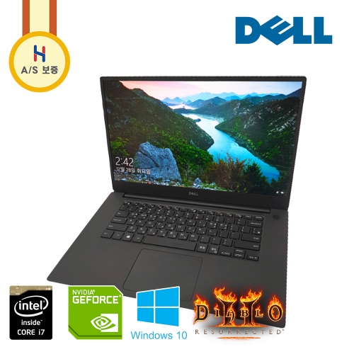 DELL i7 9750H, CPU 지포스 GTX 1650 탑재 고성능 게이밍 노트북!! (기본 램 24G, SSD 256G 업그레이드!)