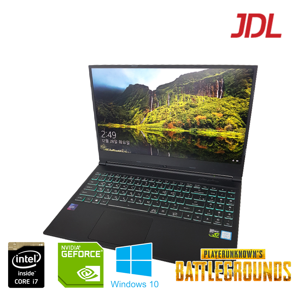 JDL i7 8세대 지포스 GTX 1060 고성능 슬림 광시야각 디스플레이 게이밍 노트북 (기본 램 8G, 용량 1256G 업그레이드!)