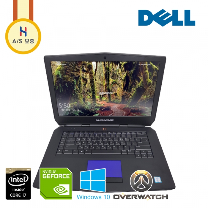 17인치 대화면 델 에일리언웨어 i7 고성능 게이밍 노트북 (지포스 GTX 970M 3G, 램 16G, 용량 1256G!)