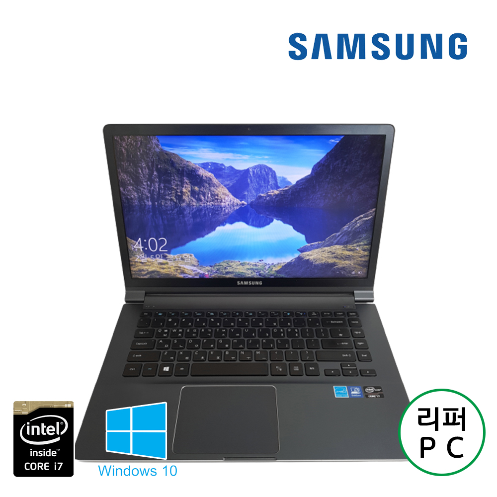 초슬림 휴대성 좋은 삼성 i7 아티브9 15인치 고성능 노트북 (기본 램 8G, SSD 256G 업그레이드!!)