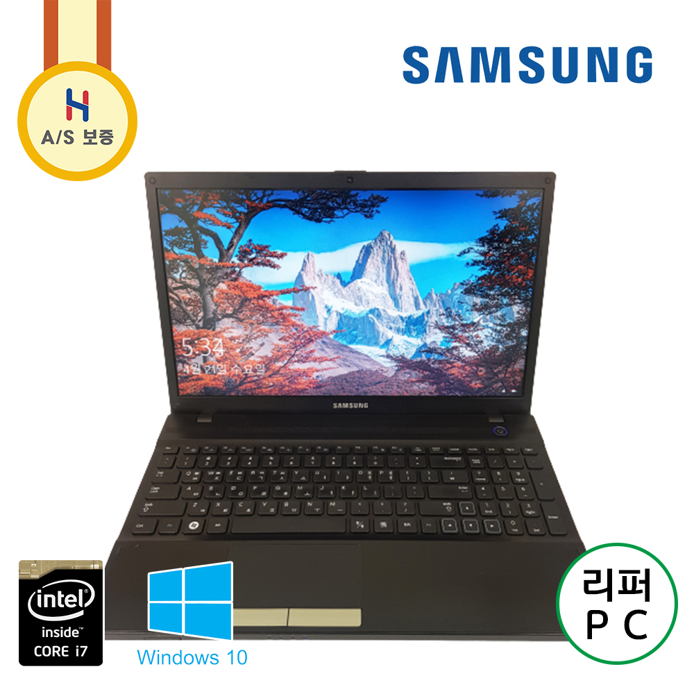 삼성 노트북 i7 15.6인치 LED 디스플레이 사무용 SSD 노트북