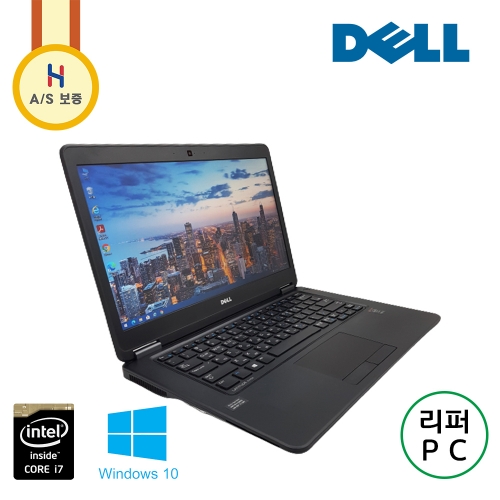 휴대성 좋은 DELL i7 5세대 매트블랙 가성비 노트북 (사무용, 인강용, 포토샵 추천)