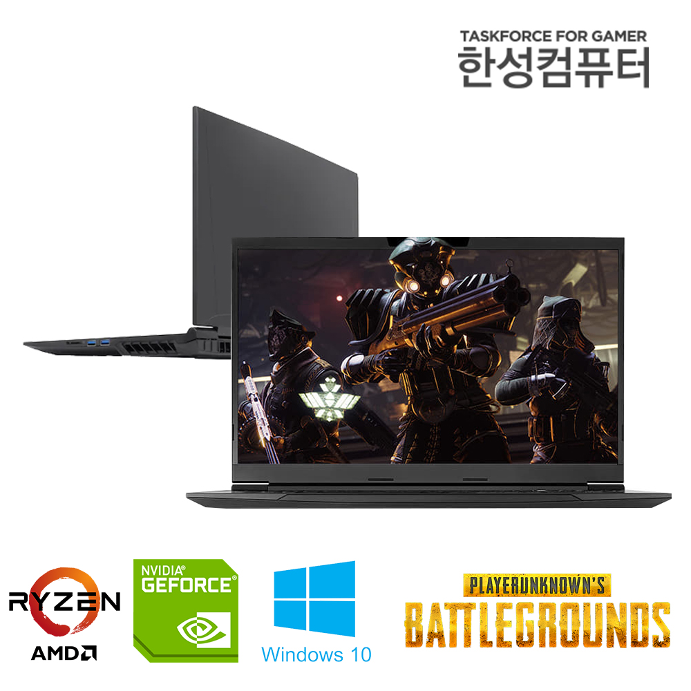 한성 라이젠 7 지포스 RTX 3060 그래픽 고성능 17인치 대화면 Full HD 게이밍 노트북 (램 16G, NVMe SSD 512G 업그레이드)