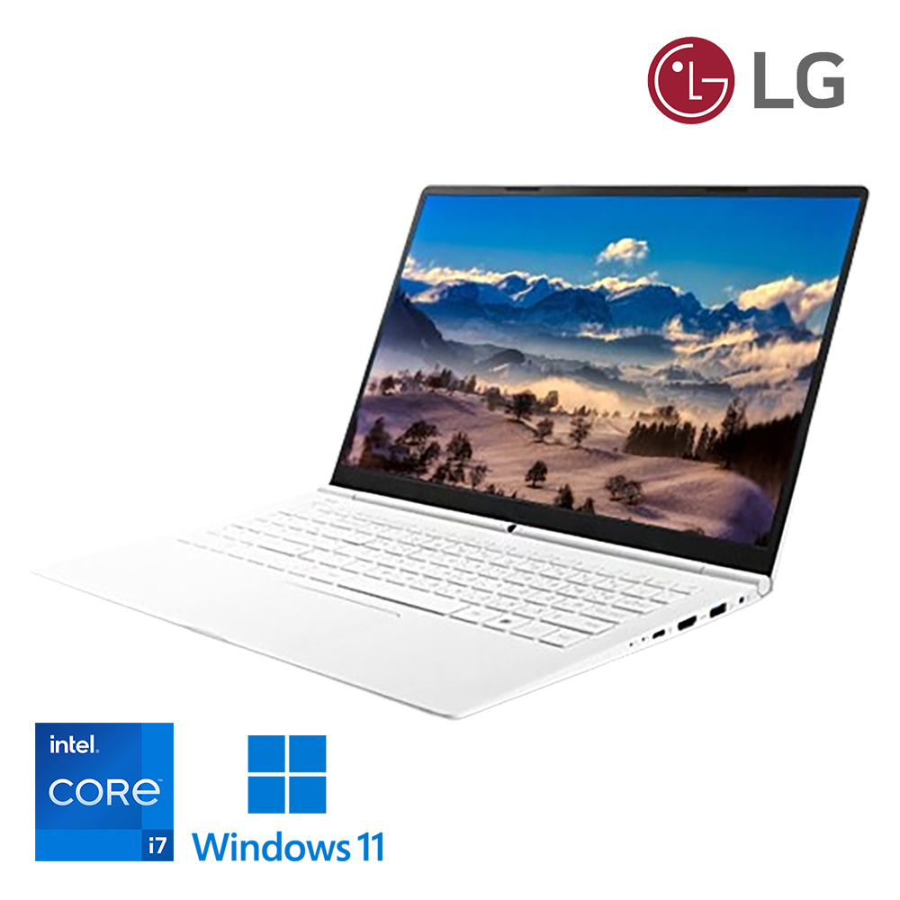 LG전자 그램 15.6 화이트 i7 초슬림 초경량 노트북 신품급 배터리 램 8G, SSD 256G Full HD 해상도 윈도우11