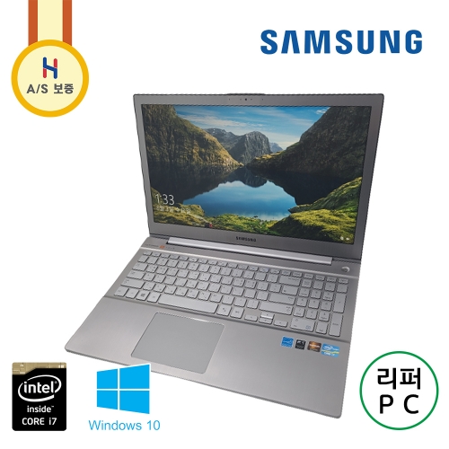 삼성 17인치 i7 램 12G SSD 480G 업그레이드 Full HD 가성비 노트북 실버