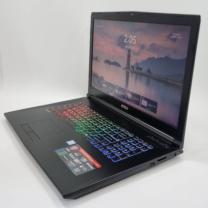 MSI 큰화면 17.3인치 레오파드프로 지포스 GTX1060 게이밍 FHD 고해상도 코어 i7 탑재 SSD 1TB 용량