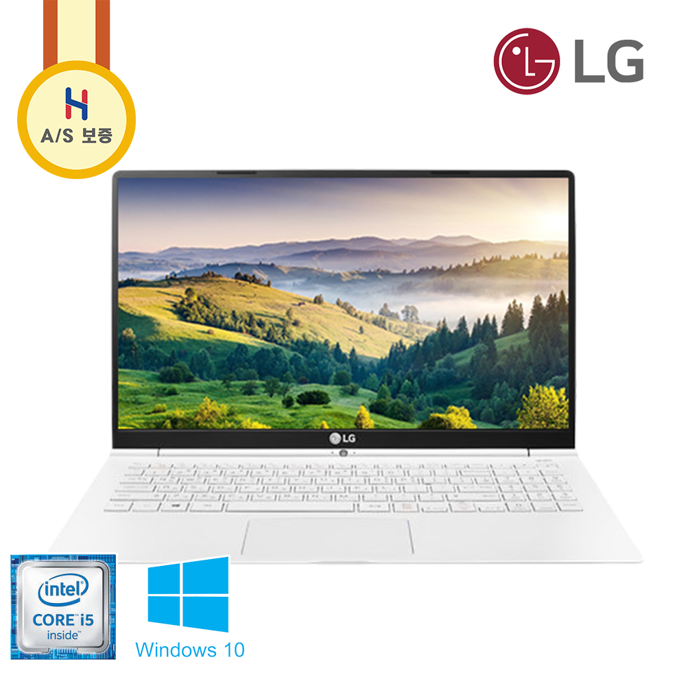 [B급할인] 15.6인치 슬림하고 휴대성 좋은 LG 그램 i5 화이트 Full HD (배터리 새제품)