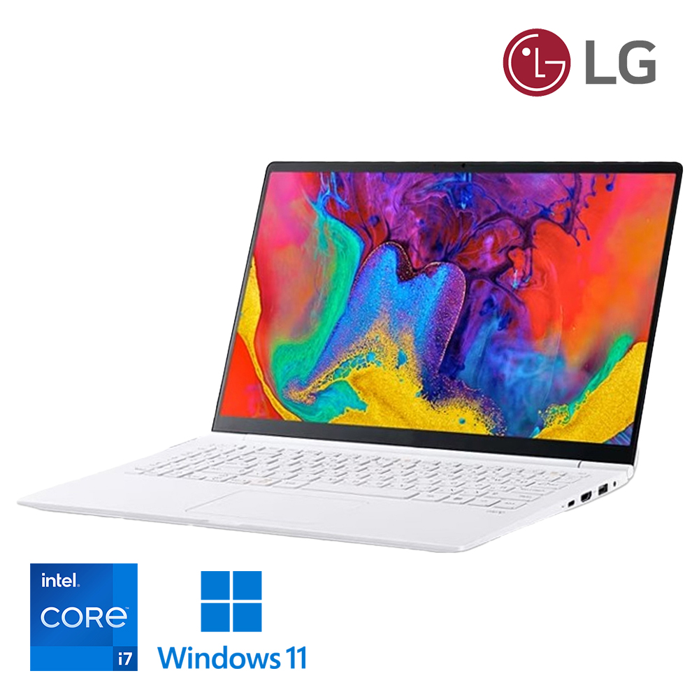 LG전자 i7 올뉴그램 화이트 초슬림 초경량 15.6인치 IPS패널탑재 NVMe SSD 업그레이드 윈도우11
