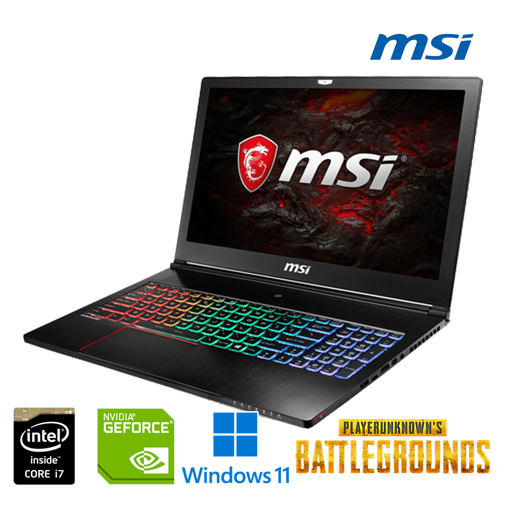 MSI GS시리즈 스텔스 i7 지포스 GTX 1050 15.6인치 게이밍 노트북 (윈도우11, 램 16G 업그레이드!)