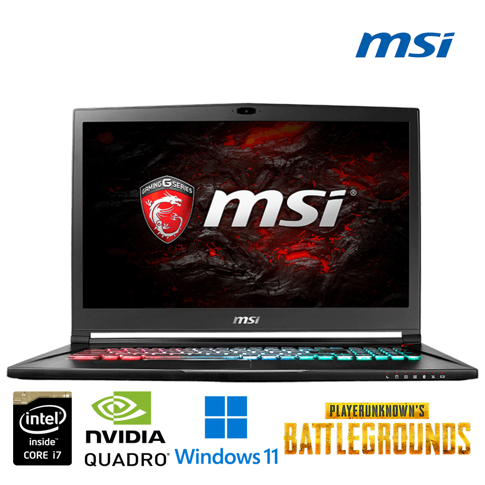 17.3인치 MSI 스텔스 Pro i7 지포스 GTX 1060 4K UHD 게이밍 노트북 (윈11, 램 16G, SSD 500G 업그레이드!)