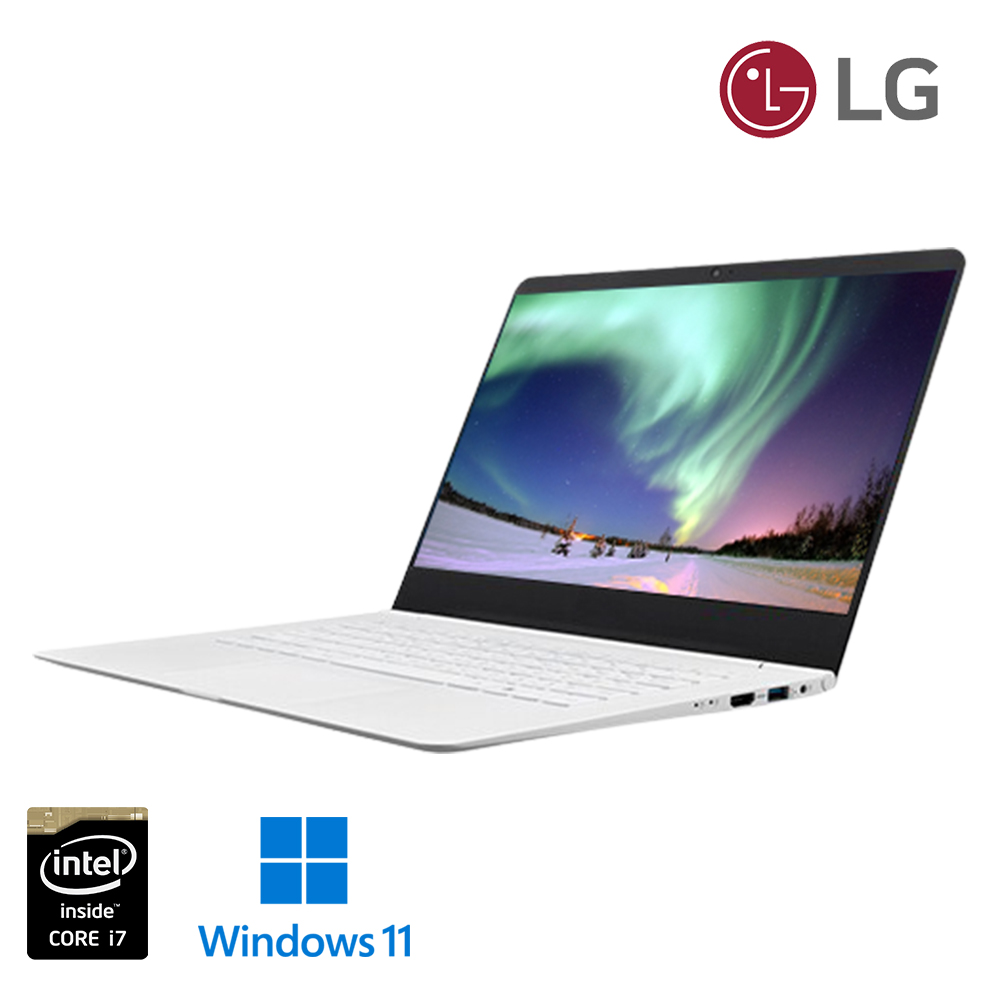 LG그램 화이트 i7 초슬림 초경량 노트북 윈11, 가벼운무게 980g, SSD 512G 업그레이드, Full HD