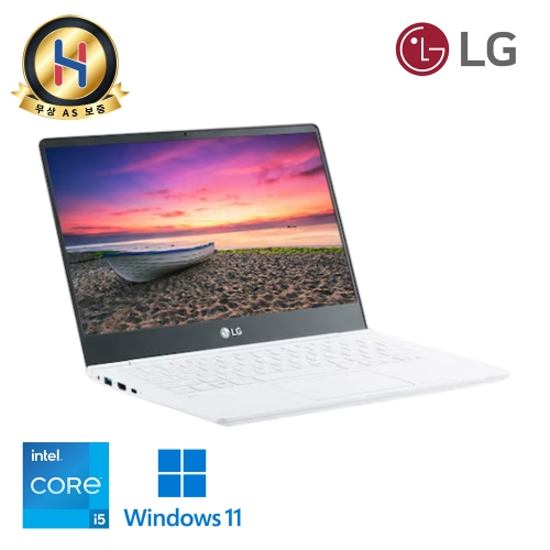 LG전자 그램 초슬림 초경량 휴대성 좋은 14인치 화이트 노트북 Full HD 고해상도 C타입충전가능 윈도우11