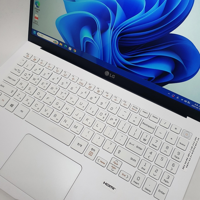 LG전자 i5 올뉴그램 화이트 NVMe SSD 업그레이드 15.6인치 IPS패널탑재 한정수량 판매