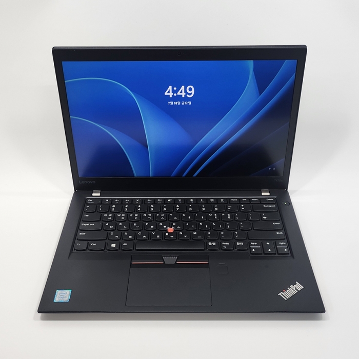 레노버 씽크패드 휴대성좋은 슬림 카본소재 블랙 노트북 램 8G, NVMe SSD 256G 업그레이드 윈도우11