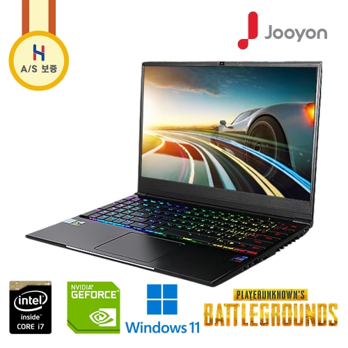 주연 리오나인 i7 헥사코어 지포스 GTX 1060 6GB 게이밍 노트북 (DDR4 32G, NVMe SSD 512G, 윈도우11 업그레이드)