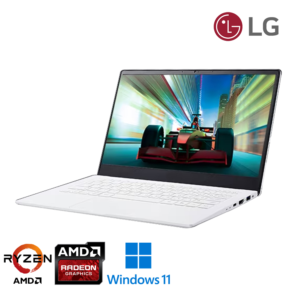 [미사용] 휴대성 좋은 980g LG 울트라 라데온 그래픽 Full HD 노트북 윈도우11 업그레이드