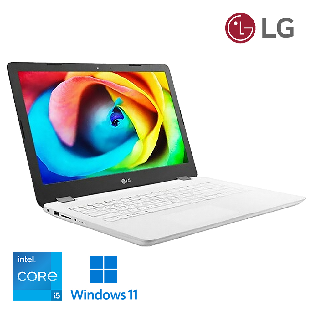LG전자 울트라PC 화이트 노트북 i5 8세대 15.6인치 Full HD 고해상도 우측넘버패드 탑재 윈도우11 Pro