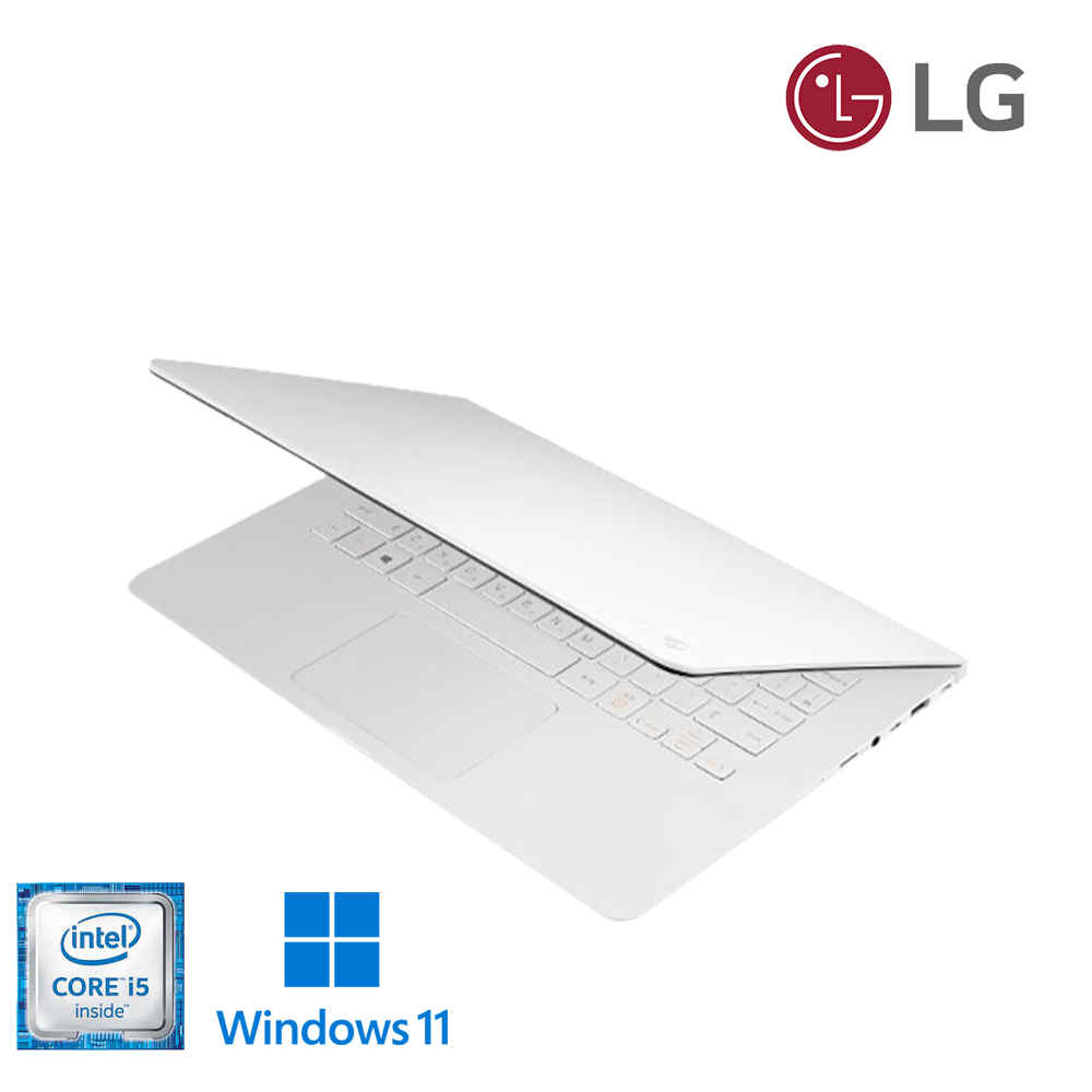 [B급할인] LG그램 화이트 코어 i5 가벼운무게 970g IPS 패널 Full HD 고화질 해상도 (윈11, 램 16G, SSD 256G 업그레이드)