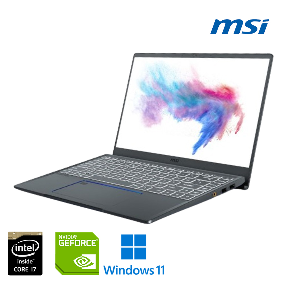 초슬림 초경량 디자인 MSI 프레스티지 i7 10세대 지포스 GTX 1650 DDR4 16G NVMe SSD 512G 윈도우11