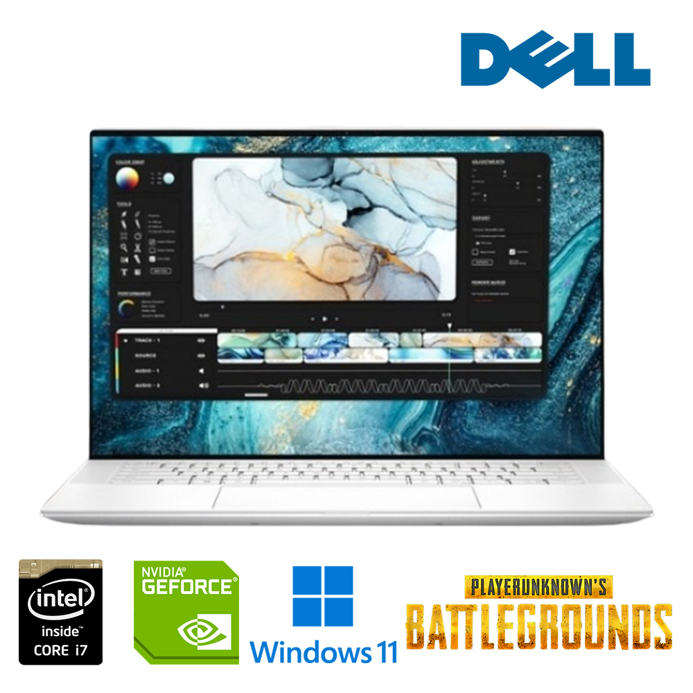 [미사용] 터치스크린 델 XPS 화이트 i7 10세대 지포스 GTX 1650 Ti 4K 해상도 DDR4 32GB NVMe SSD 2TB 윈도우11