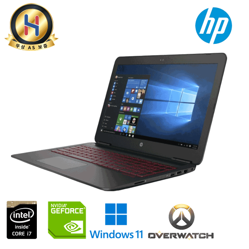 [B급할인] HP 오멘 15.6인치 i7 지포스 GTX1050 4GB FHD 노트북 DDR4 16G NVMe SSD 512G 윈도우11 업그레이드