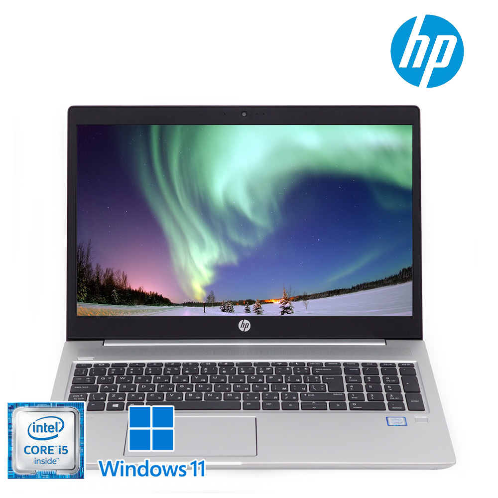 HP 프로북 15.6인치 노트북 실버 i5 8세대 램 16G NVMe SSD 256G Full HD 윈도우11 업그레이드