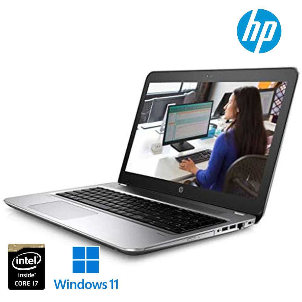 [B급할인] HP 프로북 15.6인치 노트북 실버 i7 7세대 DDR4 16G HDD 1T SSD 256G Full HD 윈도우11 업그레이드