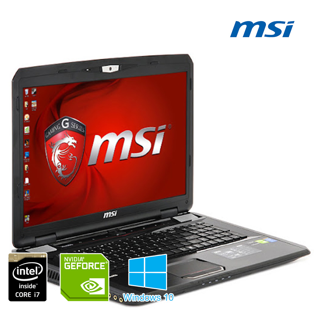 MSI 도미네이트 게이밍 노트북 대화면 17.3인치 인텔 i7 DDR3 24G HDD 500G + SSD 512G 윈도우 10 정품 업그레이드