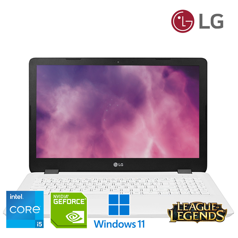 LG 울트라 화이트 15인치 화면 인텔 코어 i5 지포스 940MX DDR4 8G SSD 256G 윈도우11 정품 탑재