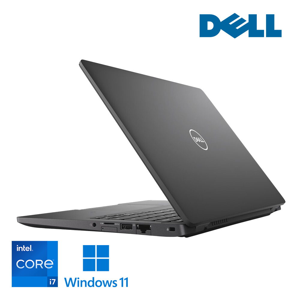 DELL 래티튜드 휴대성 좋은 i7 8세대 블랙 심플한 디자인 노트북 램 16G, SSD 256G 윈도우11 정품 탑재