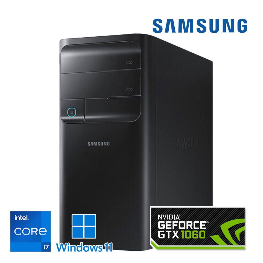 [장패드증정] 삼성 데스크탑 GTX1060 초가성비 게이밍PC 코어 i7, 램 16G, SSD 512G 윈도우11