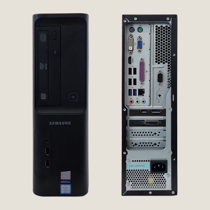 [장패드증정] 삼성전자 슬림 블랙 데스크탑 GTX1050 탑재 7세대 온라인게임 스팀게임 추천 윈도우11